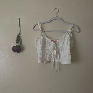 🎀brand new unworn sugar thrillz lace up cami 🎀